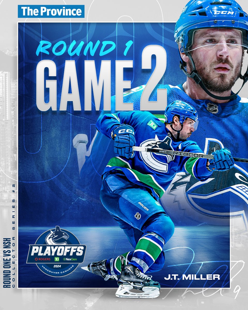 The Game 2 collectable poster is here! Pick up today's edition of @theprovince to get yours now!