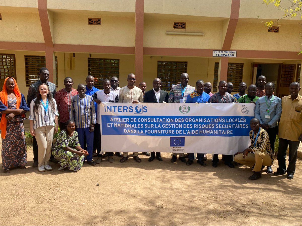 HO Associate Mariana Duque-Díez is currently leading a research project in partnership with @gisf_ngo and @Intersos in #Mali and #BurkinaFaso to better understand how SRM resources can be adapted to NGOs in the Sahel. Thank you to all the workshop participants so far!