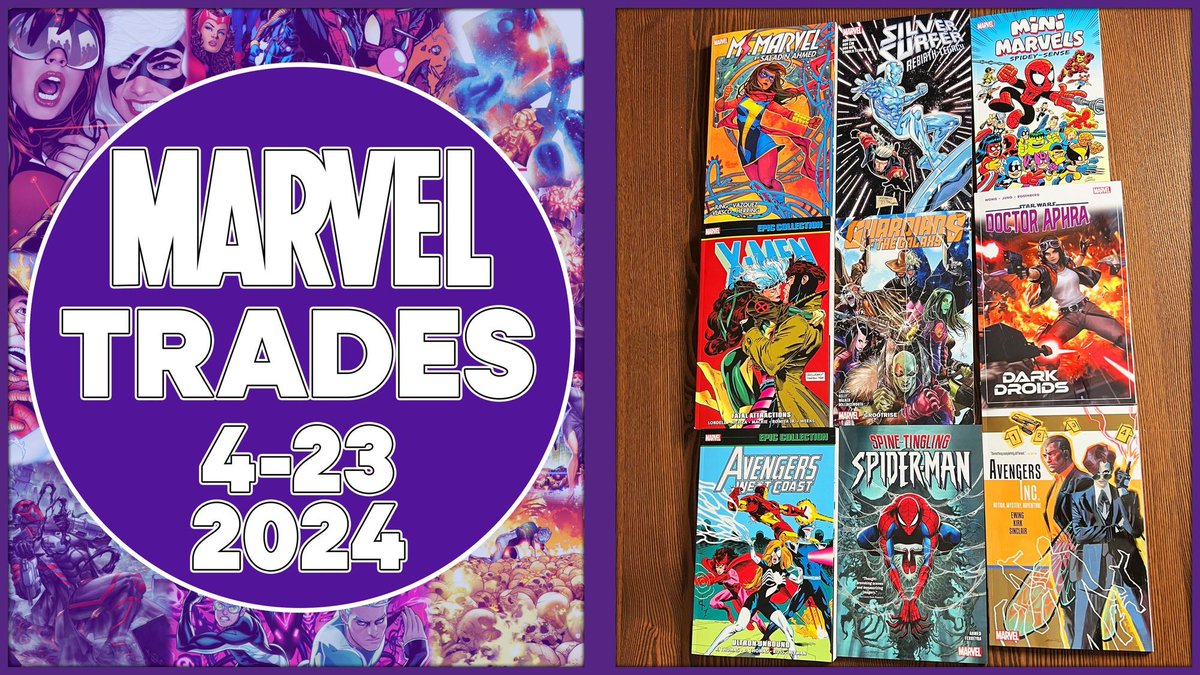 Happy TRADE PAPERBACK TUESDAY, Minties! The Uncanny Omar has an astonishing NINE TPBs to show off this week, including TWO EPIC COLLECTIONS! One of which is X-Men! Who doesn’t love hearing Omar talk about his favorite mutants?! Click the link! bit.ly/49P2vvO