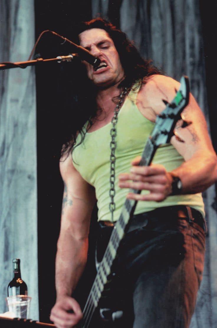 Peter Steele with @TypeONegative at #OzzFest 1997 #typeonegative #petersteele #carnivore