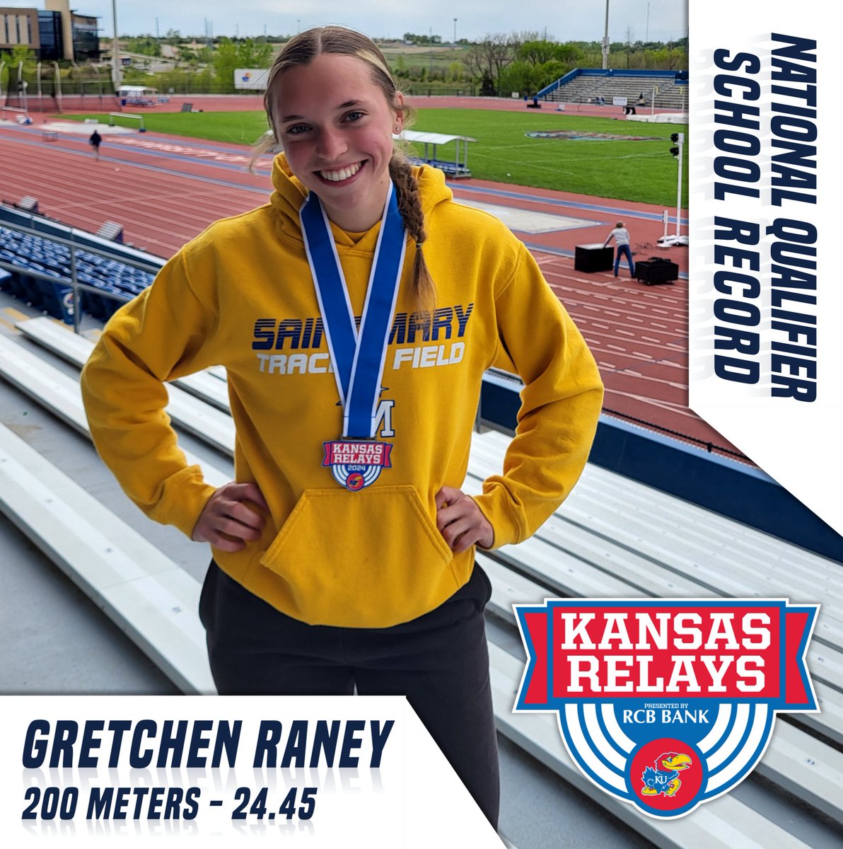 Saint Mary XCTF tweet media