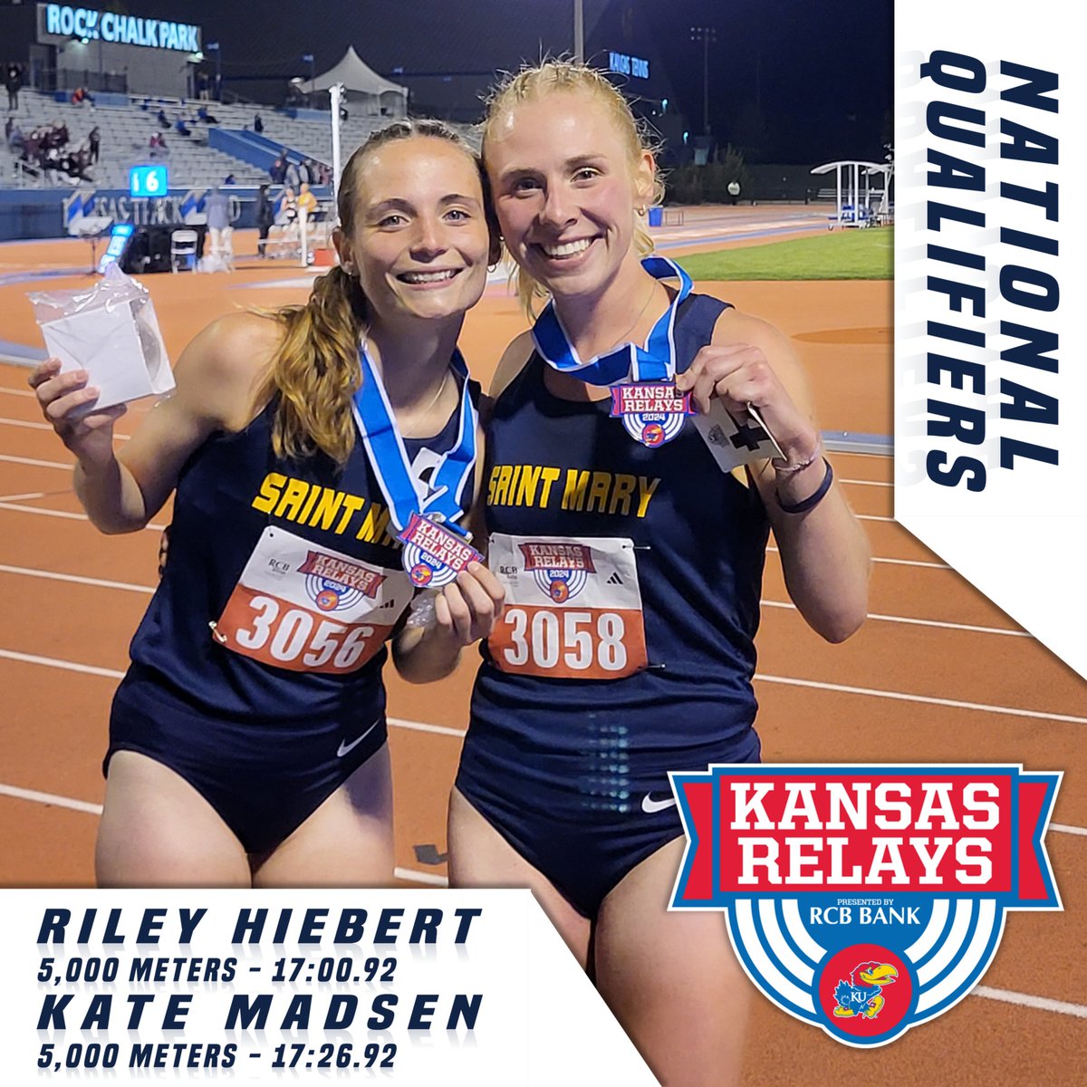 Saint Mary XCTF tweet media