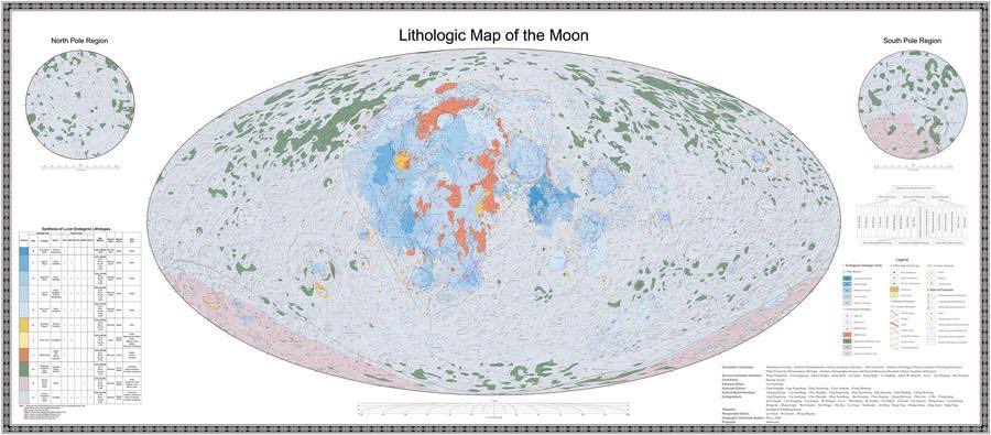 Breaking boundaries: China unveils the world’s first comprehensive, high-definition lunar geologic atlas at a scale of 1:2.5 million! 🌕🌍  #MoonExploration #SpaceInnovation