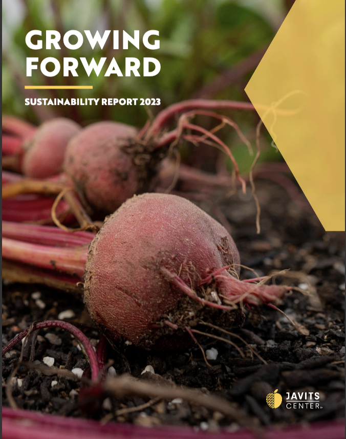 Our *NEW* Sustainability Report 'Growing Forward' is now out & you can find it here 👉 javitscenter.com/sustainability/ It's chock-full with news + information about all the things we are doing to preserve + enhance the environment! #conventioncenter