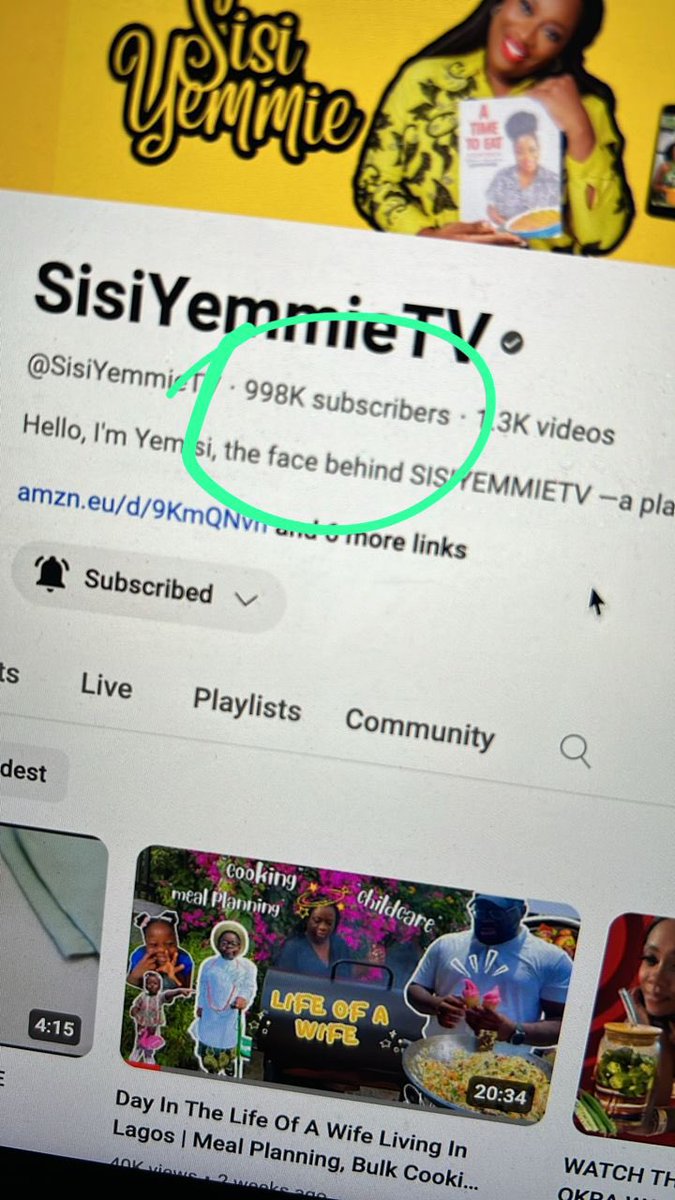Can you see it???? Almost at 1 Million YouTube Subscribers!!!! @YouTube 🎉🎉🎉