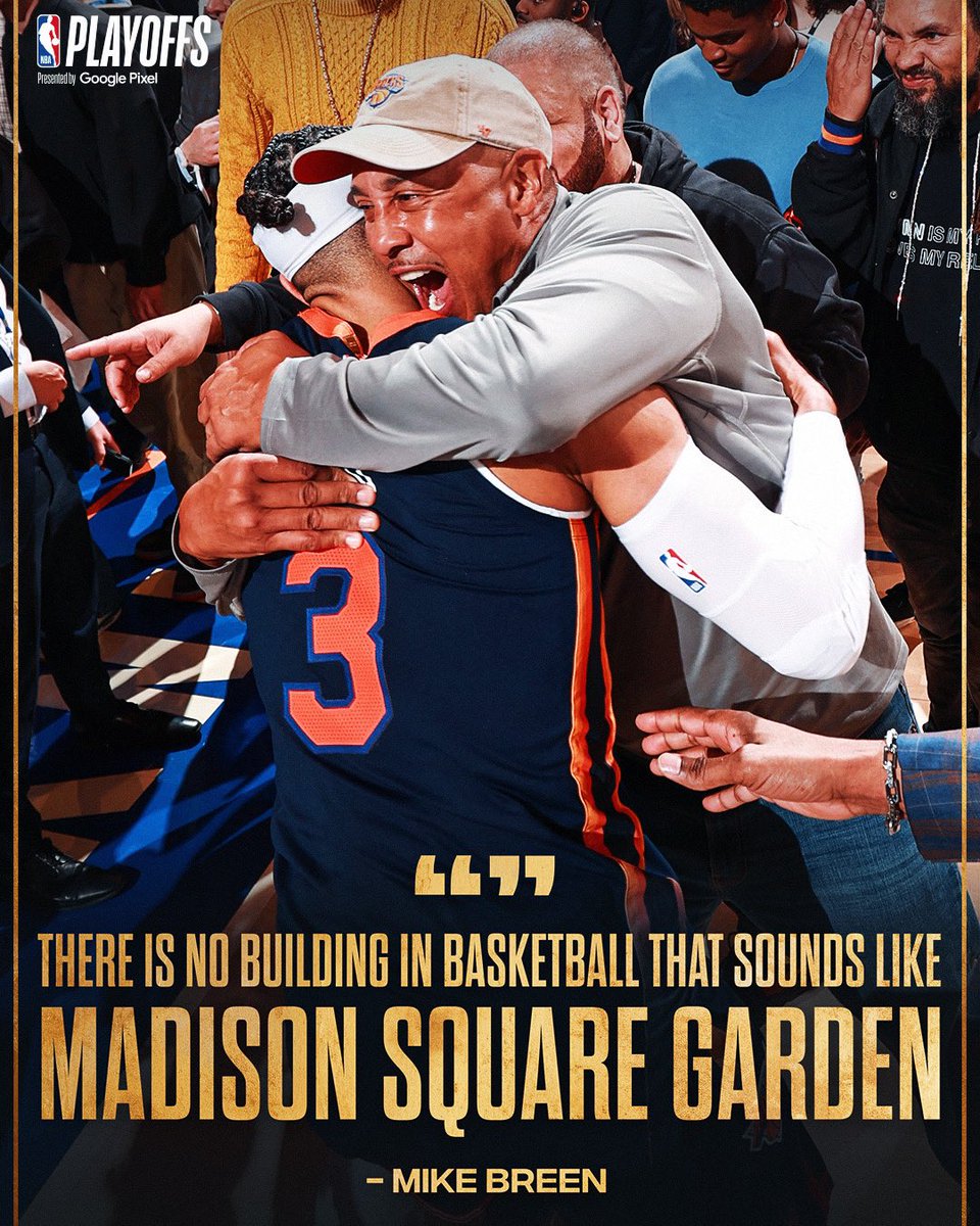 NBA's tweet photo. WHAT A NIGHT AT THE GARDEN 🗽

@joshhart x @StarksTheDunk https://t.co/4nQUdTwjDJ