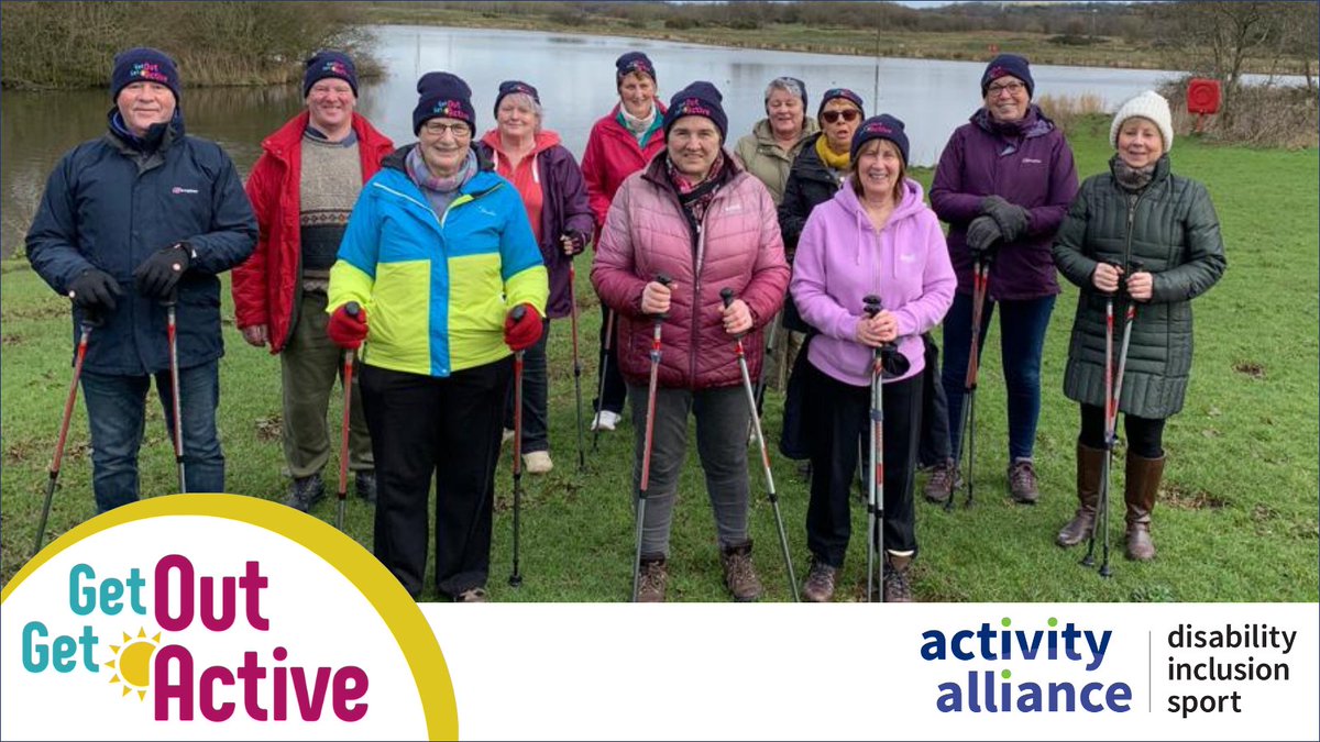 Get Out Get Active (GOGA) is an exciting programme that supports disabled and non-disabled people to enjoy being active together. We are proud to be the creator and lead partner. Learn more about @GetActiveGOGA on our website: activityalliance.org.uk/how-we-help/pr…