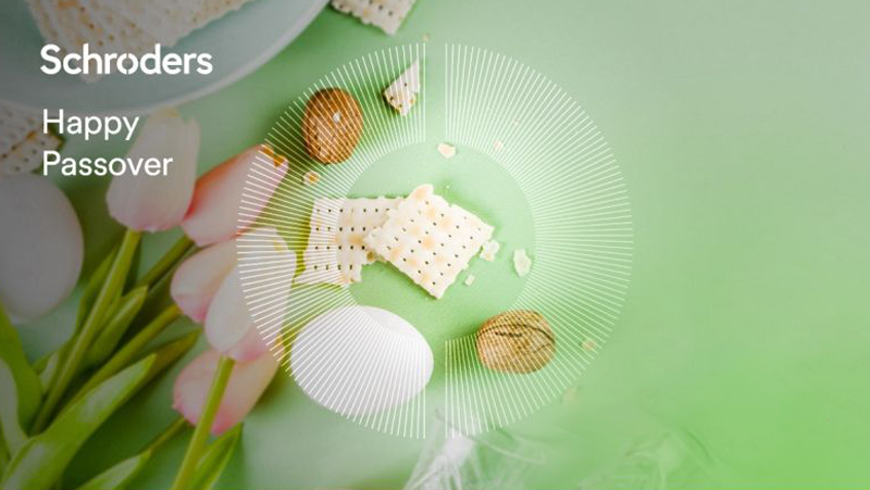 Happy Passover to all celebrating!   We’d like to wish you a #HappyPassover and good health, happiness, and prosperity for the year ahead. Chag sameach!   #Schroders