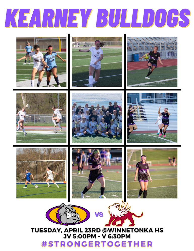 girls_khs's tweet photo. Game Day! Bulldogs head to Winnetonka this evening to take on the Griffins. Hope to see you there! https://t.co/6ksDNbIAmo