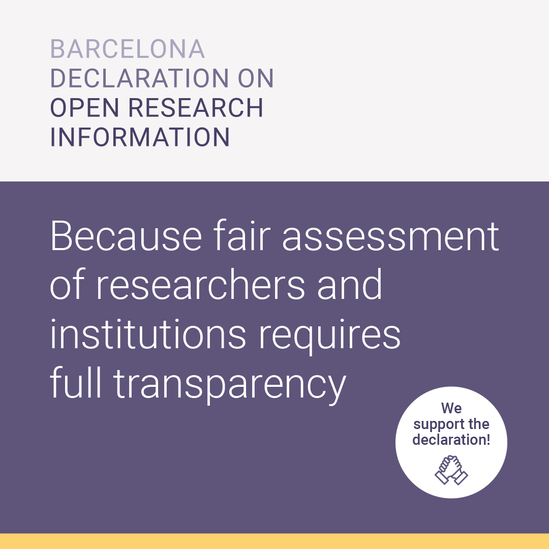 PREreview (@prereview_) on Twitter photo PREreview is proud to support the #BarcelonaDeclaration on Open Research Information! You can read more about it here: barcelona-declaration.org
<a href="/BarcelonaDORI/">Barcelona Declaration on Open Research Information</a>
#openpeerreview #openscholarship #openscience PREreview is proud to support the #BarcelonaDeclaration on Open Research Information! You can read more about it here: barcelona-declaration.org
<a href="/BarcelonaDORI/">Barcelona Declaration on Open Research Information</a>
#openpeerreview #openscholarship #openscience