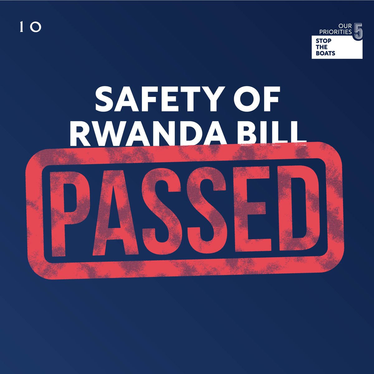 When chatting to #Erewash residents, I know many are concerned about illegal migration. I am delighted that Parliament has been able to pass the Safety of Rwanda Bill which will allow us to get the flights off the ground over the coming weeks.
