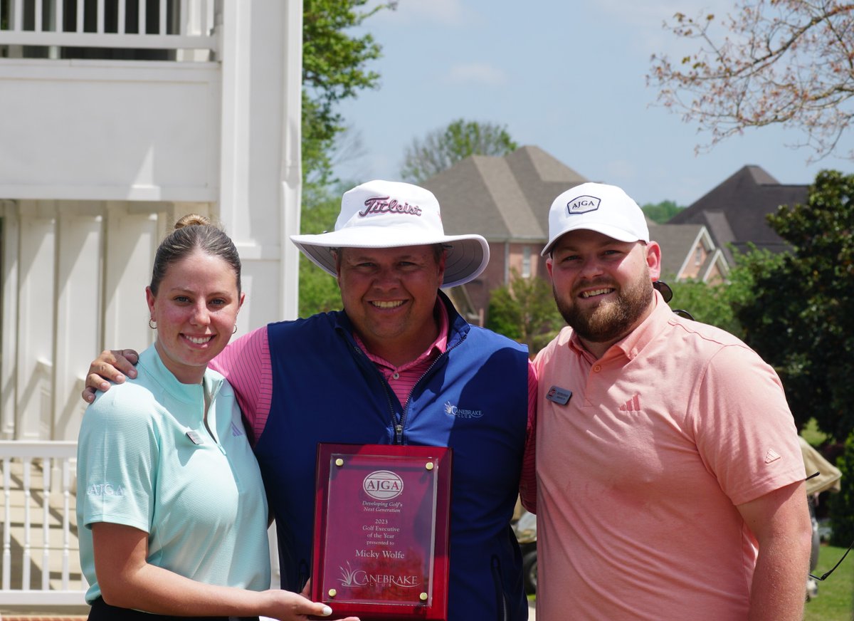 CanebrakeClub's tweet image. Congratulations to our very own Micky Wolfe – American Junior Golf Association’s 2023 Golf Executive of the Year!

ajga.org/tournaments/20…
