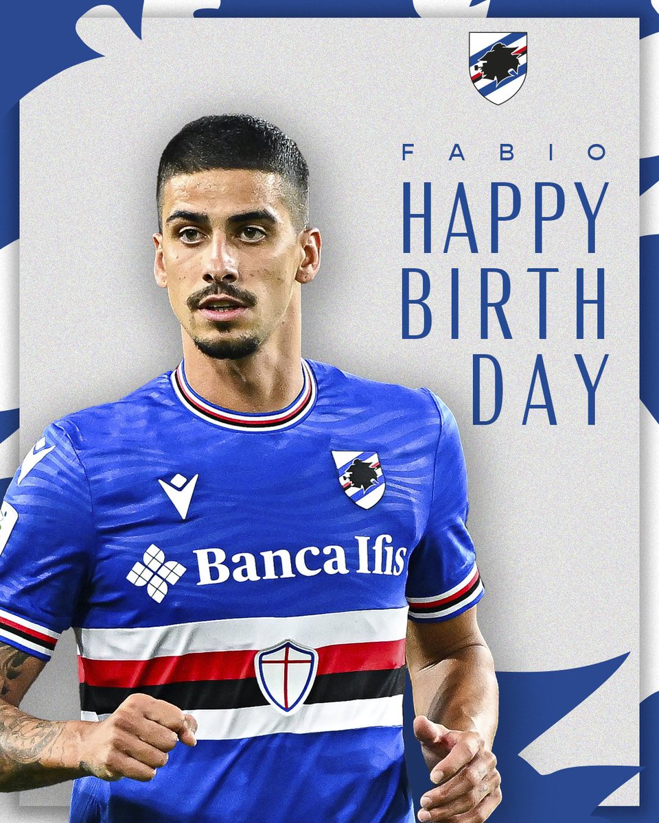 Happy birthday Fabio #Depaoli. 🎂2️⃣7️⃣🥳 🔵⚪️🔴⚫️⚪️🔵