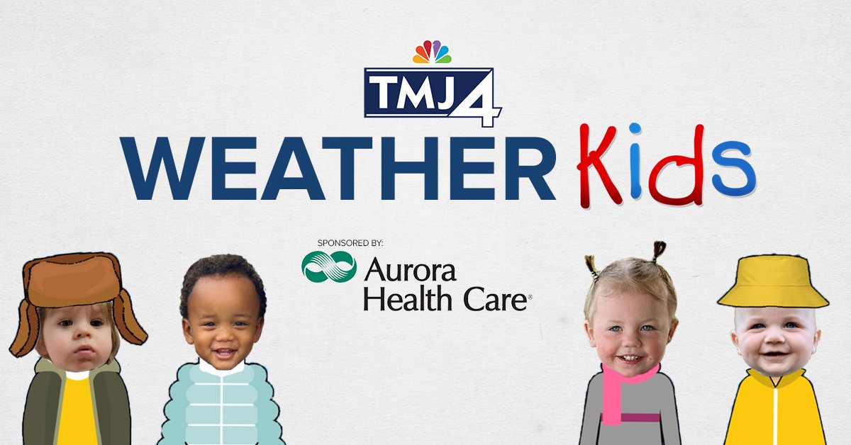 Your child could be the next Weather Kid on TMJ4!

Snap a picture, upload it, and enter in your child’s info – it is that easy!

tmj4.com/weatherkids

#tmj4sponsor, #weatherkids, #stormteam4, #parents, #parenting, #kids