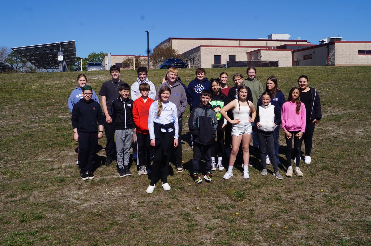 The LITs from ROBMS and RLHS, along with the Environmental club from ROBMS, joined forces for a campus clean-up event in celebration of Earth Day! #barnegatinspires