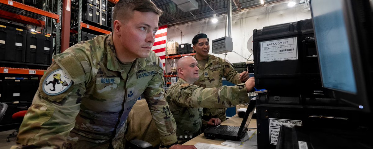 Learn how @USSF_STARCOM's test of the Remote Modular Terminal demonstrated increased capacity, adaptability & resiliency of the system. This capability will enable counterspace electronic warfare capability to all @SpaceForceDoD components globally. 👉tinyurl.com/22hnm89x