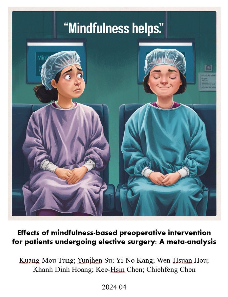JoyceKHChen's tweet photo. Share our new publication: Effects of mindfulness-based preoperative intervention for patients un... https://t.co/VuXUnbBxrL @cochrane_taiwan @Mr_EnochKang https://t.co/W32WZacr07
