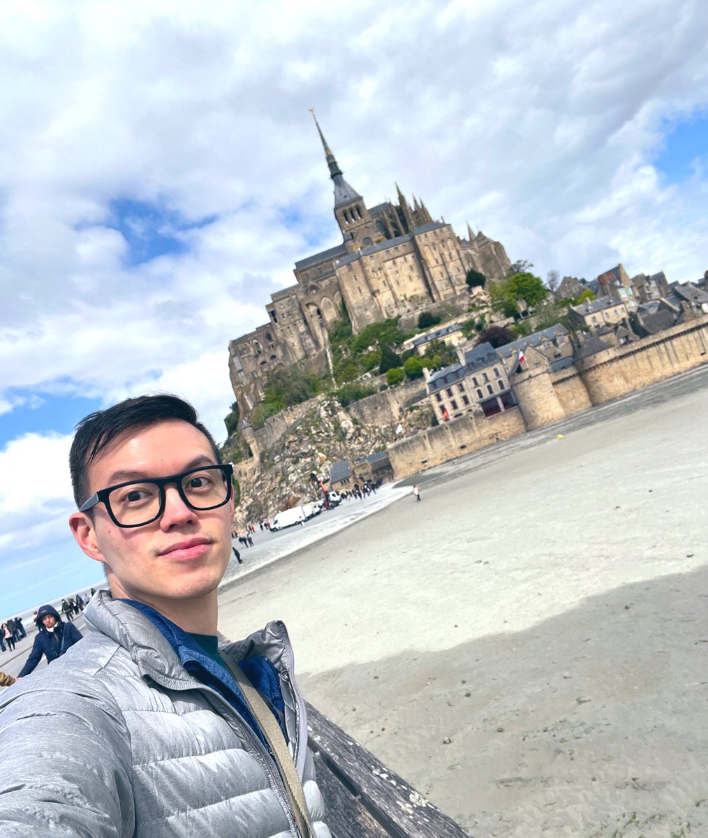 Hello from Mont Saint Michel 🇫🇷 My parents came here 50 years ago ❣️