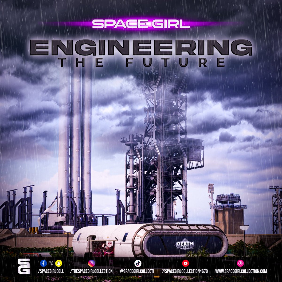 SpaceGirlColl's tweet photo. As the clouds gather, our resolve only strengthens. Crafting tomorrow with today's dreams and steel. 🛠️🌩️

#BuildingTomorrow #EngineeringDreams #SpaceGirlInnovation #spacegirl #future #GameOn #scifiheroine https://t.co/WSpWsn4umb