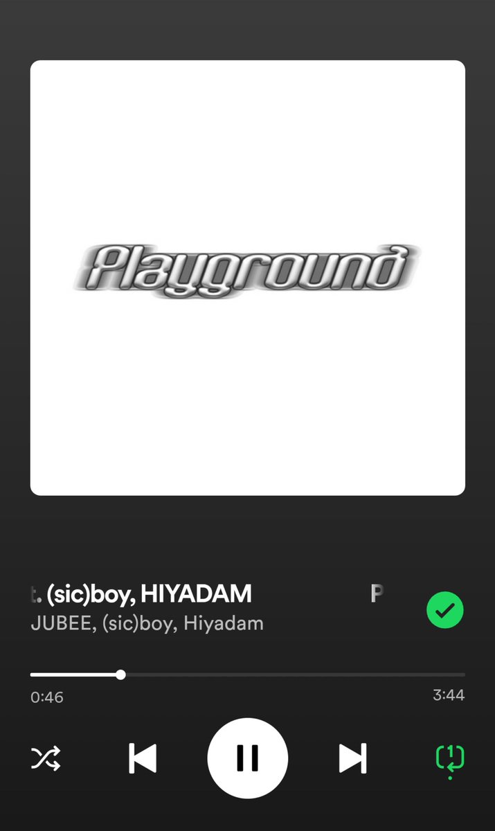 『Playground feat. (sic)boy, HIYADAM』
リリースおめでとうございます！！ワンマンで聴いた時の楽しかった瞬間が一気に甦ります🔥
#JUBEE_Playground