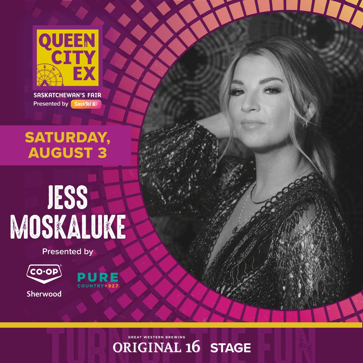 Queen City Ex (@queencityex) on Twitter photo 🎤✨ Calling all "Country Girls!" Get ready to "Light Up The Night" at QCX.🌟 <a href="/jessmoskaluke/">Jess Moskaluke</a> is set to electrify the Original 16 Stage with her soulful country hits. Gather your friends for an evening where every moment is a memory in the making. 🙌 This is the country music 🎤✨ Calling all "Country Girls!" Get ready to "Light Up The Night" at QCX.🌟 <a href="/jessmoskaluke/">Jess Moskaluke</a> is set to electrify the Original 16 Stage with her soulful country hits. Gather your friends for an evening where every moment is a memory in the making. 🙌 This is the country music