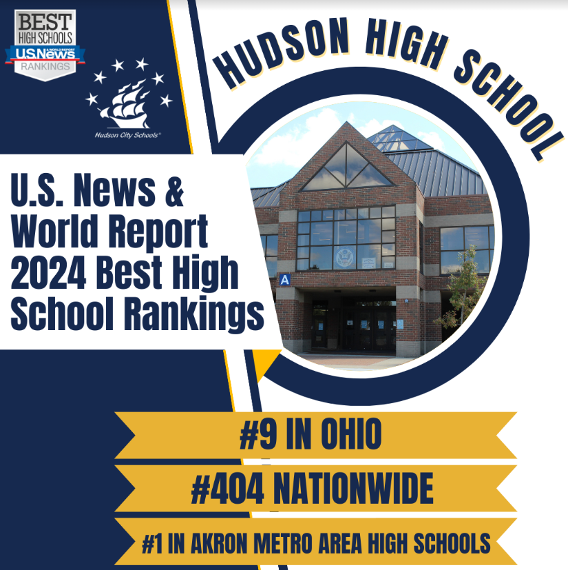 Thankful that Hudson City Schools mission goes well beyond test scores and academic results, but also able to celebrate the effort of our students, staff and families. Congratulations to everyone for the engagement and hard work!