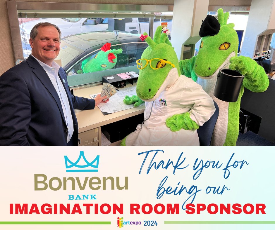 Their name may have changed but the way they support Bossier Schools hasn't! Thank you Bonvenu Bank (Citizens National Bank) for sponsoring the i3 Art Expo Imagination Room. We couldn't do it without you! #BossierSchools #i3ArtExpo bit.ly/i3artexpo