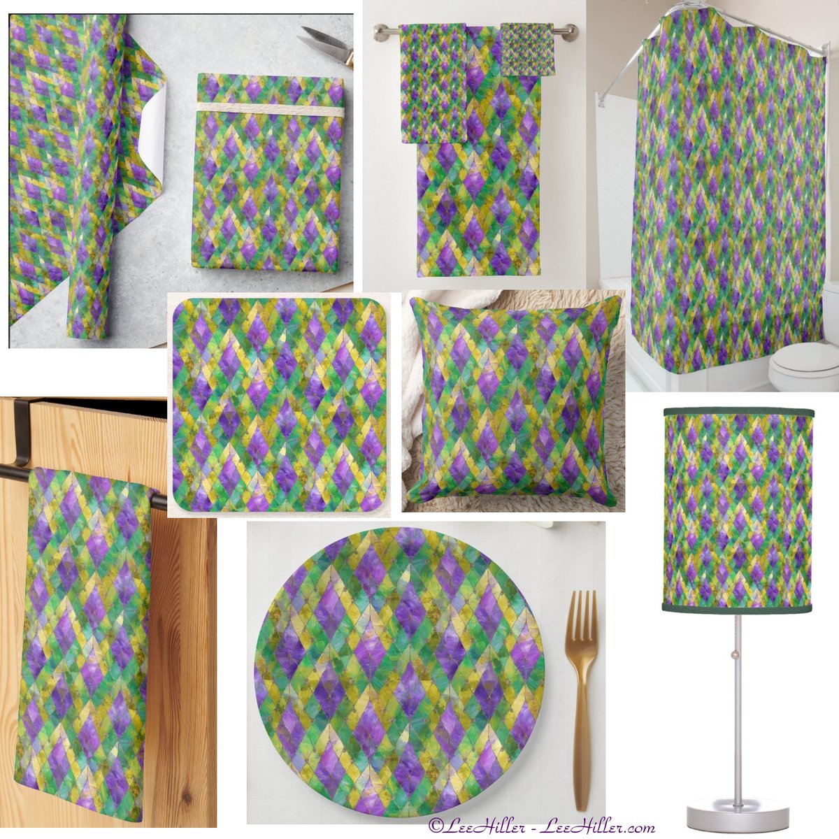 ✨🃏🎭🎉⚜👑⚜🎉🎭🃏✨
Stained Glass Mardi Gras Harlequin Print
#MardiGras #harlequin #homedecor #holidaydecor  #giftideas #MardiGras2024 #partysupplies #MardiGrasParty #MardiGraCrew #NOLA #giftwrap #bathtowels #teatowels #pillow #showercurtain #lamp

bit.ly/MardiGrasStain…