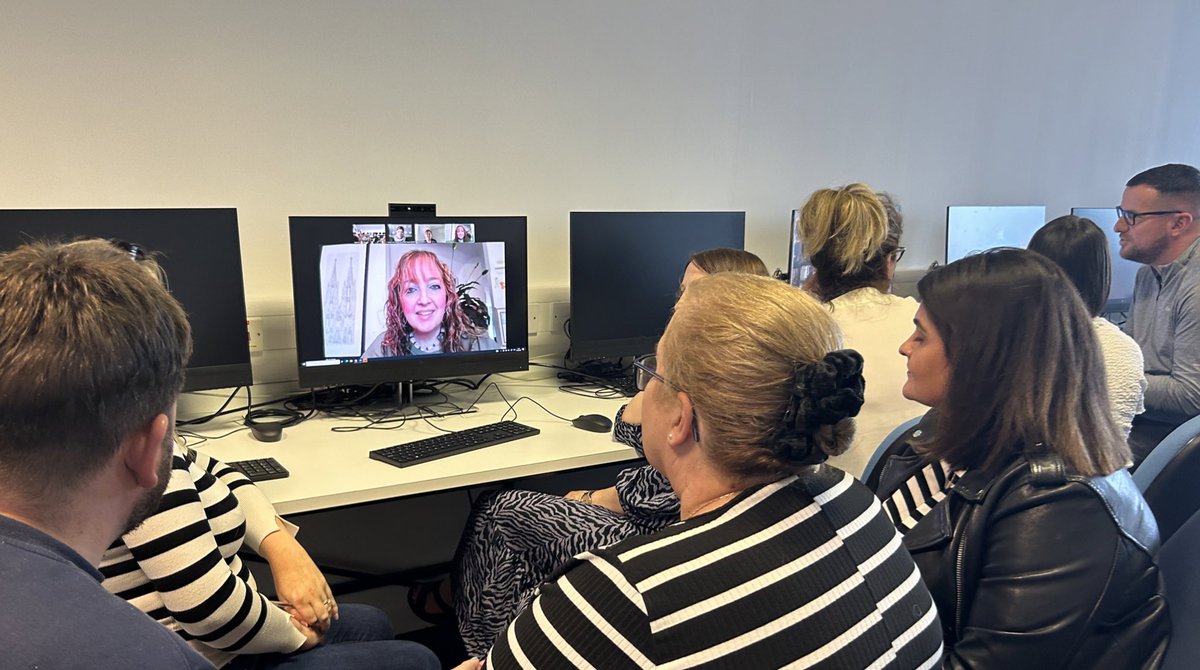 UofGHeadship's tweet photo. A fabulous opportunity for our @UofGEducation #I2H9 to meet leaders from @ShenandoahU to discuss global challenges and opportunities in educational leadership and how we lead strategically. We can wait to meet our 🇺🇸 visitors in May! @GCCLeadLearn @CDShiffman @MrsWrightHT https://t.co/KxeGrOh04c