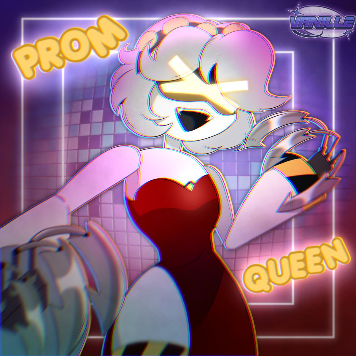 💛 It's the prom queen! 👑 
.
.
.
.
[ #murderdrones #murderdronesfanart #SerialDesignationV ]