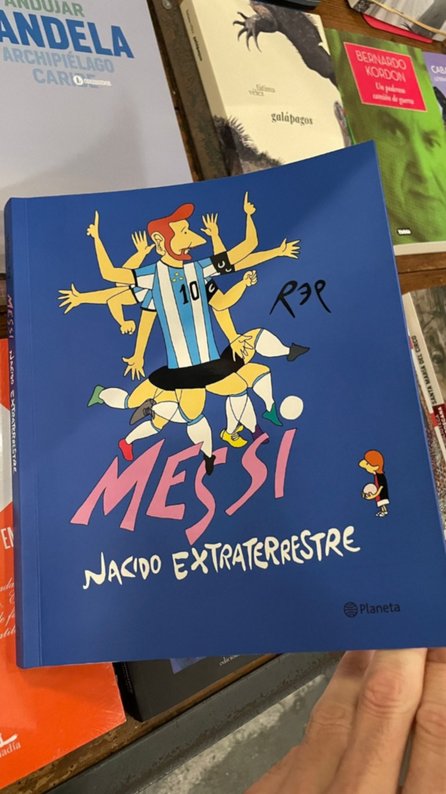 En #LadoA @LuisAbrego y el equipo dialogaron con @miguelrep que presentará su libro 'Messi nacido extraterrestre', el  martes 23 de abril, a las 21:15 en la librería tradicional García Santos, de Avenida San Martín 921, en la Ciudad de Mendoza