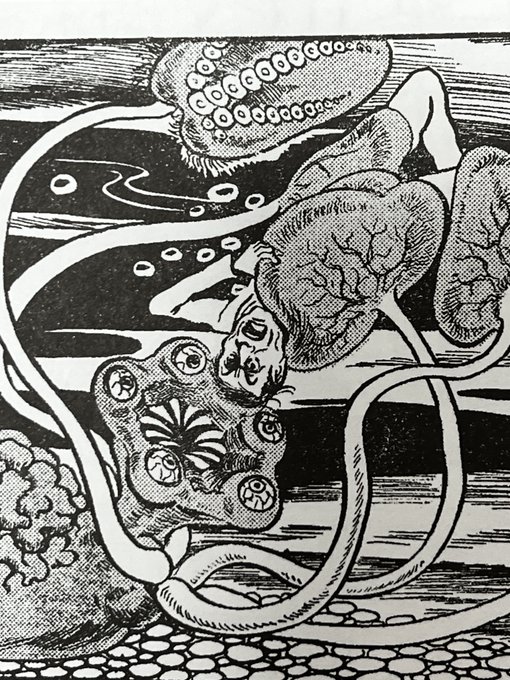 岩浪成芳作品集が遂に発売!!
『土曜漫画』で1967年から1971年までに描かれた怪奇SF劇画の数々、まさに日本劇画史のレア・グルーヴ。『現代マンガ選集 恐怖と奇想』にも収録された岩浪作品がまとめて読めるのはこの本だけ!川勝は編集協力しました!! 購入はコチラ→https://t.co/sIYNe41Vv2 
