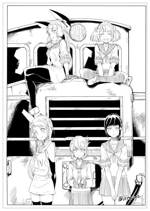 艦これ11周年おめでとうございます!以前、寄稿した絵ですが。 #艦これ11周年 