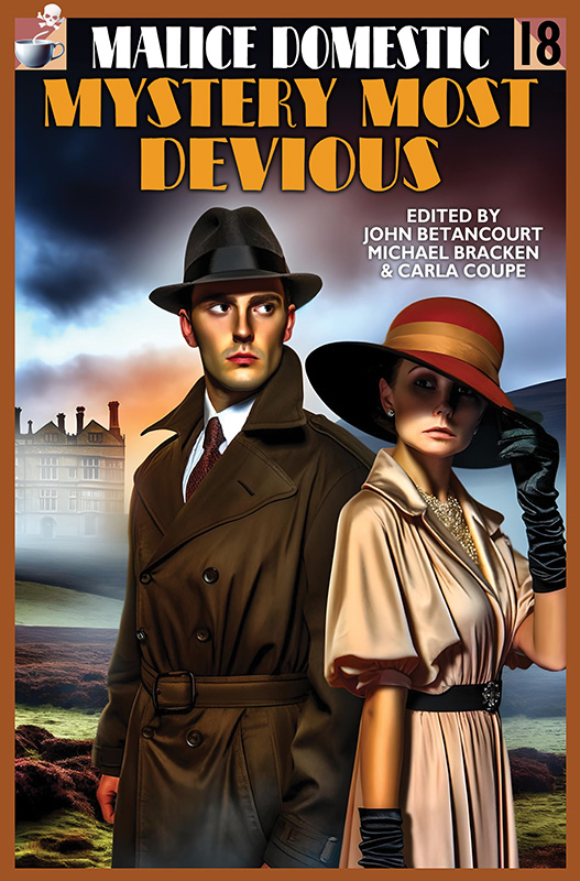 Releasing this week at Malice Domestic: Mystery Most Devious (Wildside Press), which I co-edited with John Betancourt and Carla Kaessinger Coupe.