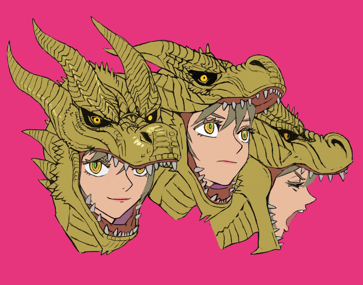 「勘違いはしていないはず…! #ドラゴンの日 」|ウラサトス（urasatos）のイラスト