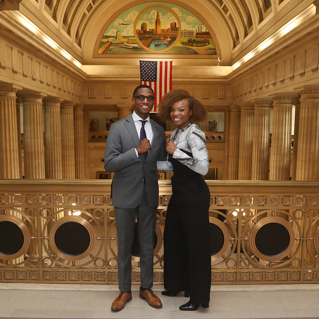It was a privilege to host Cleveland's own Olympian, Morelle McCane, at City Hall. Her outstanding accomplishments have brought pride to our city. Morelle's journey inspires us all, especially young girls in our community. As a city let's support Mo as she goes for the gold!