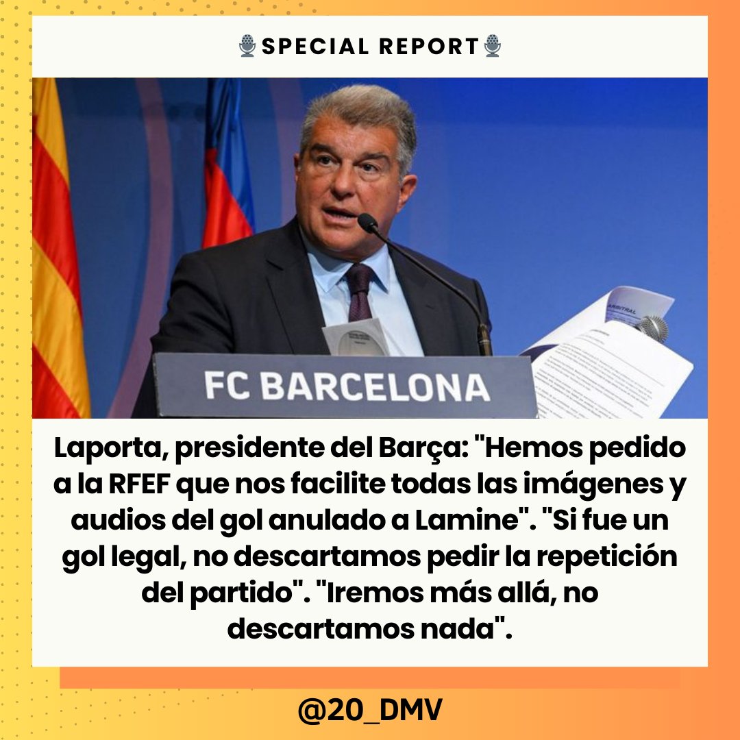 🎙️SPECIAL REPORT🎙️

#laporta #realmadridbarca