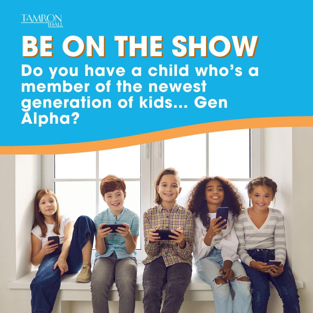 Hey Tam Fam! Do you have a child who’s a member of the newest generation of kids... Gen Alpha? If so, we want to hear from you? What’s it like navigating this new frontier of parenthood? Share with us at the link! bit.ly/3JzrcC1