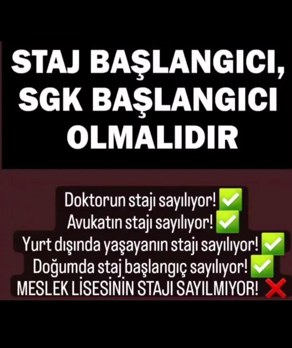 ÇALIŞMA BAKANI TWEET ATMIŞ EMEK BİZİM İÇİN KUTSAL DİYE BİZİM İÇİN KUTSAL DEĞİL ZATEN BİZ HOBİ OLSUN DİYE TAKILIYORUZ BURDA ÇALIŞTIK HAKKIMIZI İSTİYORUZ @RTErdogan @eczozgurozel @cenginyurt52 @nowhaber @isikhanvedat Çıraklara 23 Nisan Haram #ÇıraklarÇalıştıDevletYokSaydı