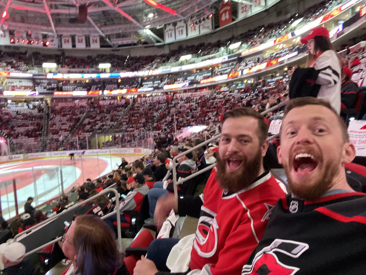 TheBigBLR's tweet photo. Still jacked up from last night!  What a 3rd period. What a comeback. What a game. What a win.  

This is why playoff hockey is the best.  Let’s Go Canes!

#CauseChaos #OGBeardGang @giglio_OG @joeovies #StanleyCupPlayoffs #FeelsLike06 #LoudestHouse https://t.co/RRYQUJV2EW