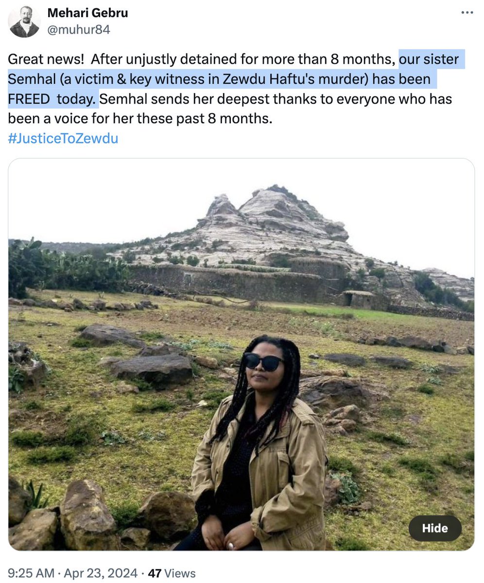 MAKE INJERA NOT WAR #ZewduHaftu tweet media