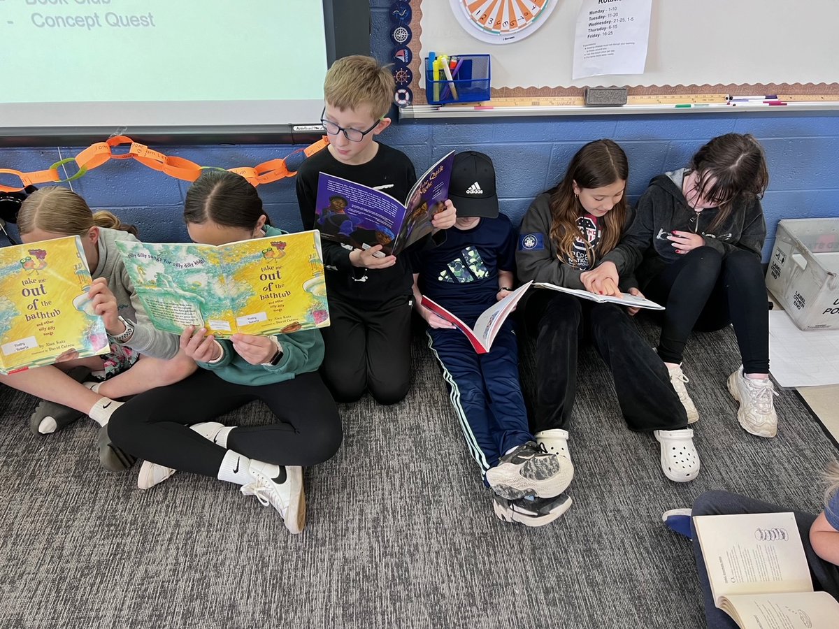 Ms. Roberts' 5th graders at @MorainePenguins celebrated @taylorswift13's new album w/ a Poetry Par-TAY! They read and analyzed poems with buddies, made friendship bracelets, and designed their own album covers. #NPSWorldofPossibilities #taylorswift #swifties #poetry