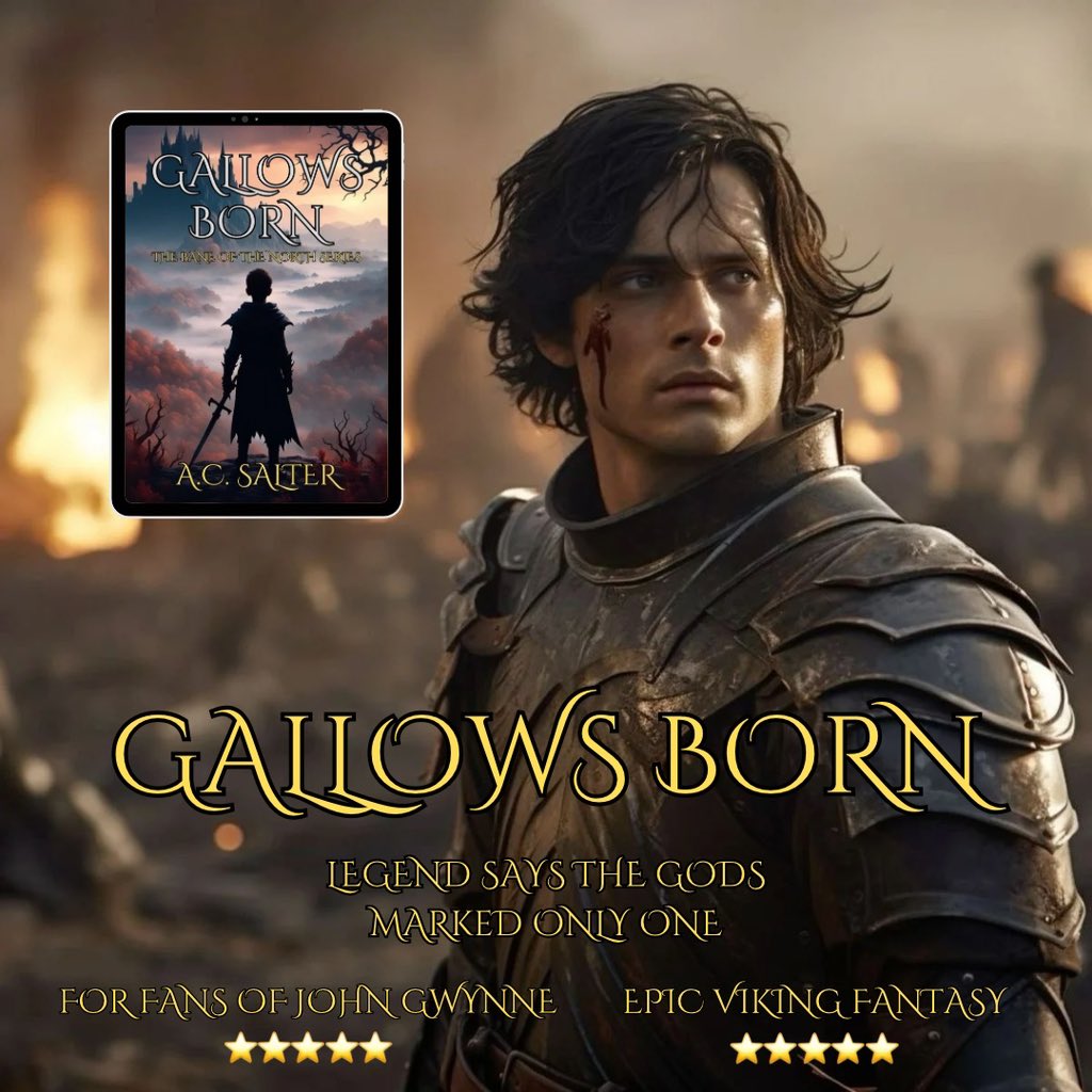 He was born on the gallows, his mother’s corpse swinging from the rope above… A Norse inspired Viking fantasy ⚔️📚 Book link: mybook.to/GALLOWSBORN #amreading #booktwitter #readingcommunity