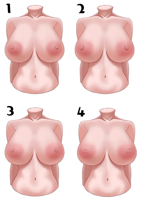 どれの乳首が好きですか?この中以外にもあったら教えてください!!Which nipples do you like?Let me know if there's more than this one!! 
