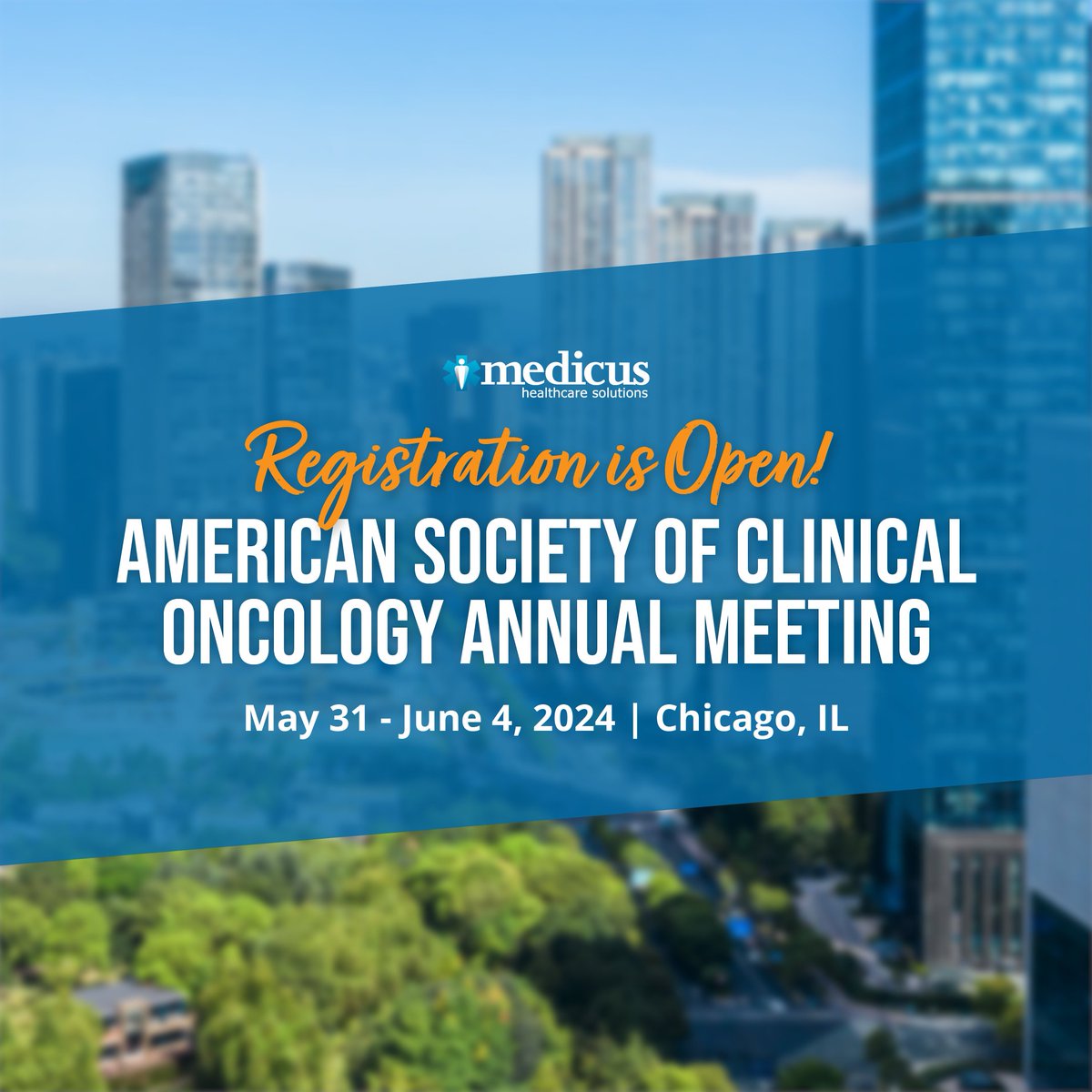 Join us at the ASCO Annual Meeting! #ASCO24 is the most significant gathering of #oncology professionals, providing #oncologists with the opportunity to develop connections that can change the landscape of cancer care. Take advantage of discounted rates: bit.ly/3xQq8al