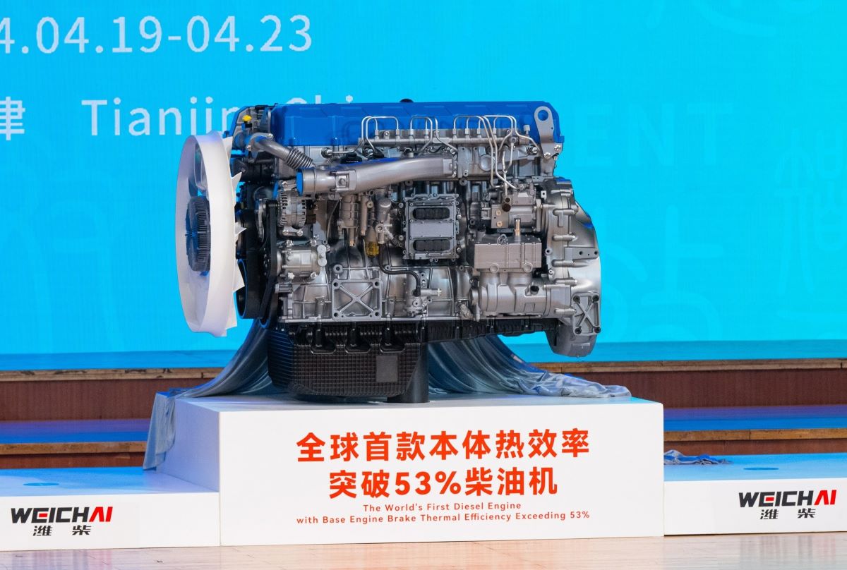 La china Weichai Power lanza el primer motor diésel del mundo con una eficiencia térmica del 53,09% ecoinventos.com/primer-motor-d…