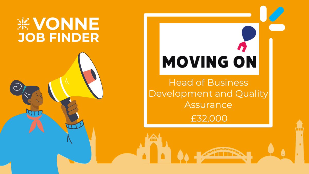 Head of Business Development and Quality Assurance, @movingondurham , £32K vonne.org.uk/vonne-jobs-det… #CharityJobs #NorthEastJobs #TeesJobs