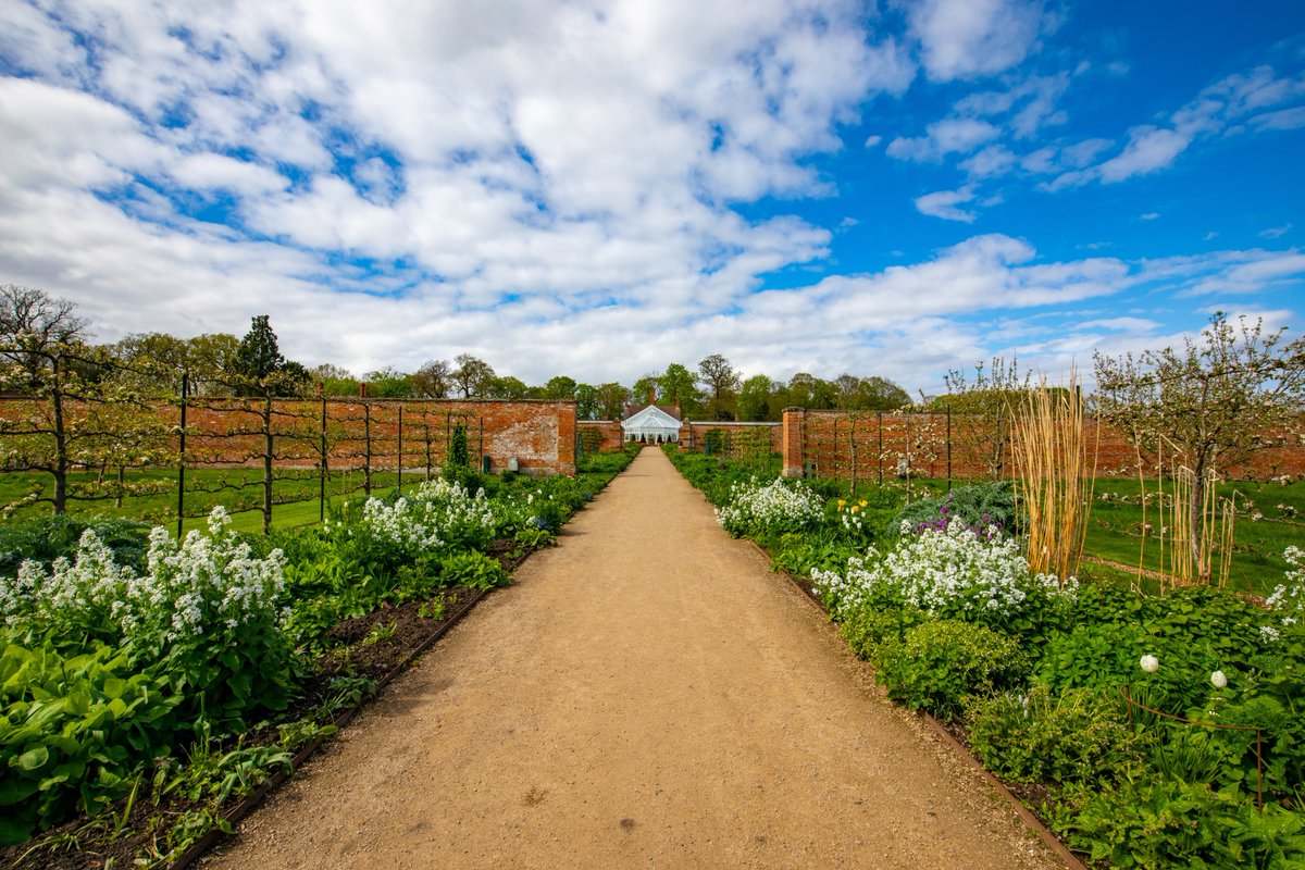 Walled Kitchen Garden Tour, Tues 7 May, 11.30. Learn about the history of one of the grandest surviving 18th century walled gardens in England, and how the team continue to work this space. Meet at the gates to the garden. Image: Steve Bradley #ClumberPark