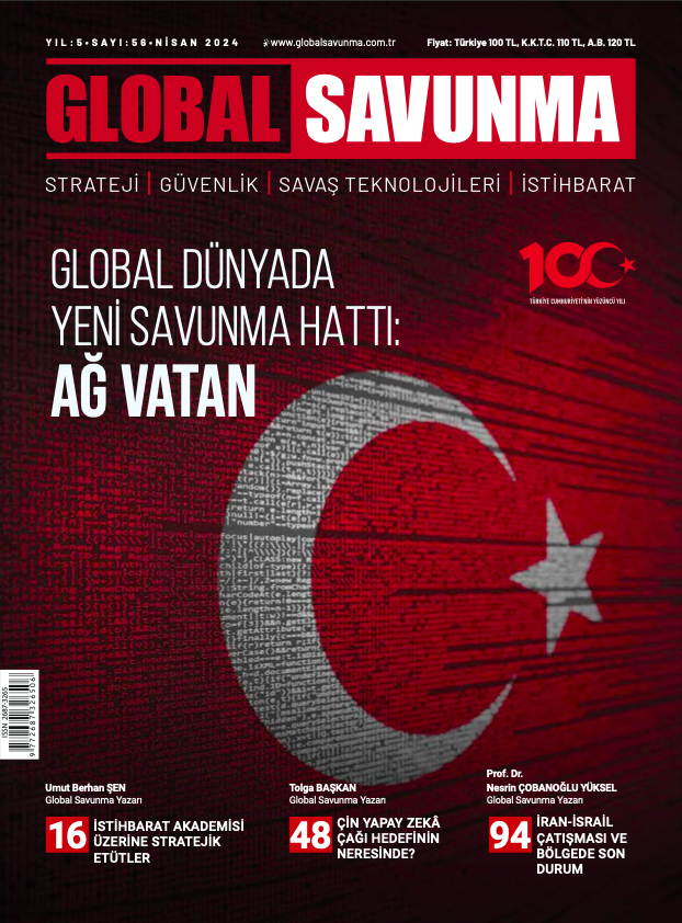 GlobalSavunma's tweet photo. Türkiye'nin Dünyaya açılan penceresi @global_savunma , #strateji #güvenlik #savaştekonolojiler ve #istihbarat alanında referans dergi olma özelliğini koruyor. GLOBAL DÜNYADA YENİ SAVUNMA HATTI : AĞ VATAN kapak dosyası ile Nisan sayımız çıktı. 
#23 Nisan Kutlu olsun. https://t.co/DNvE5sa7N2