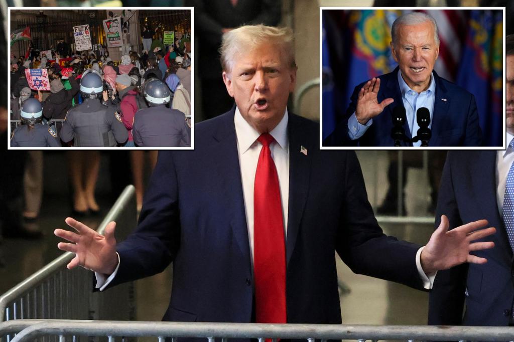 Trump rips Biden over Columbia ‘disgrace’: ‘All his fault’ trib.al/8CLqhES